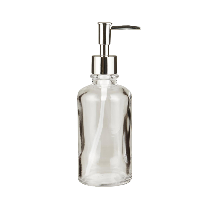 Sæbedispenser klart glas