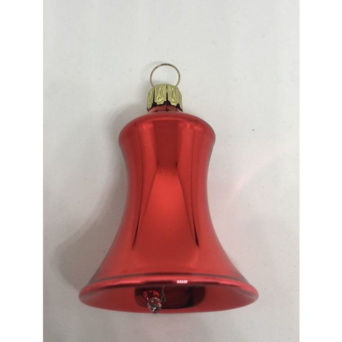 Juleklokker klar rød 3-pak