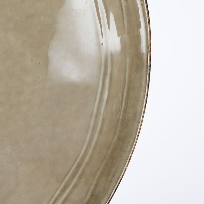 Tabo stentøjsskål i farven creme set ovenfra