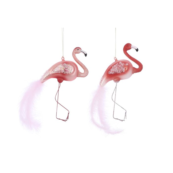 Julekugle flamingo