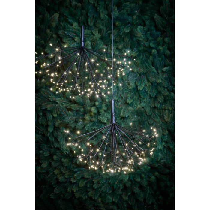 Hængende mælkebøttefrø med LED-lys 58 cm i dia