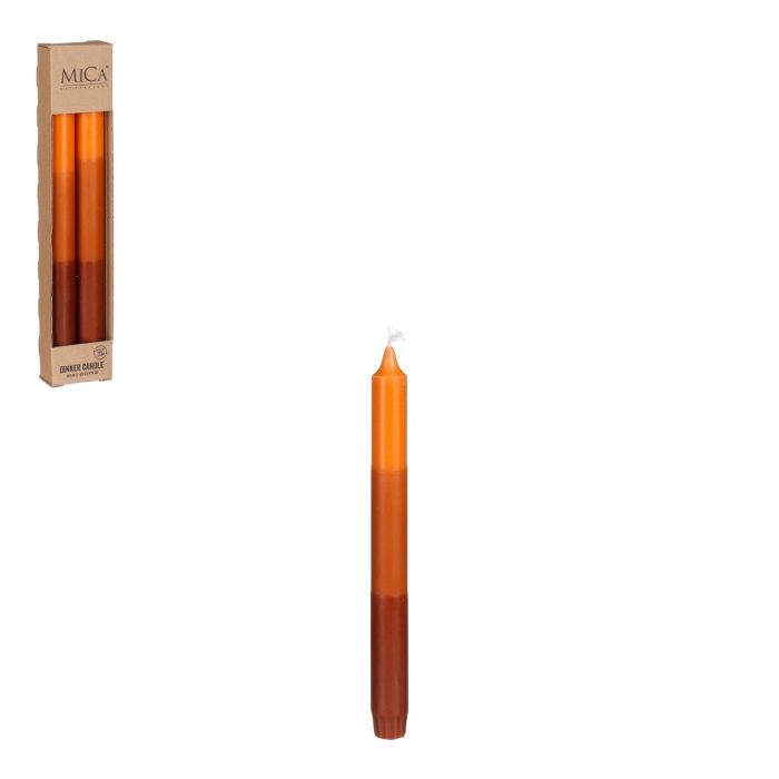 Trefarvede lys 2-pak orange