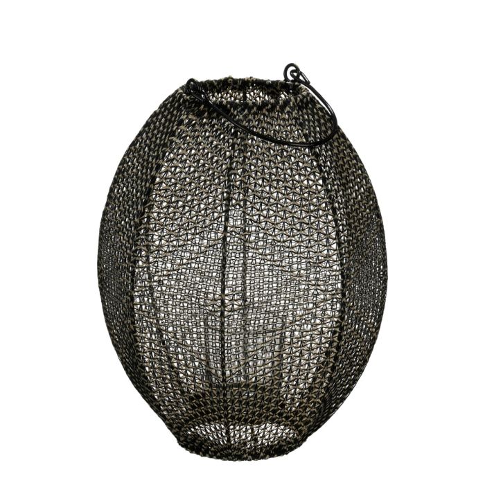 Faros lanterne sort 34 cm høj