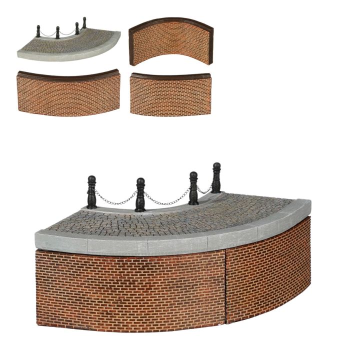 Luville Kanalkant buet stykke