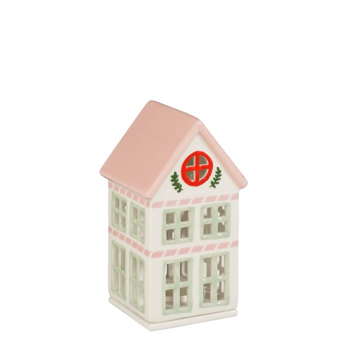 Lyshus med farver 18 cm højt