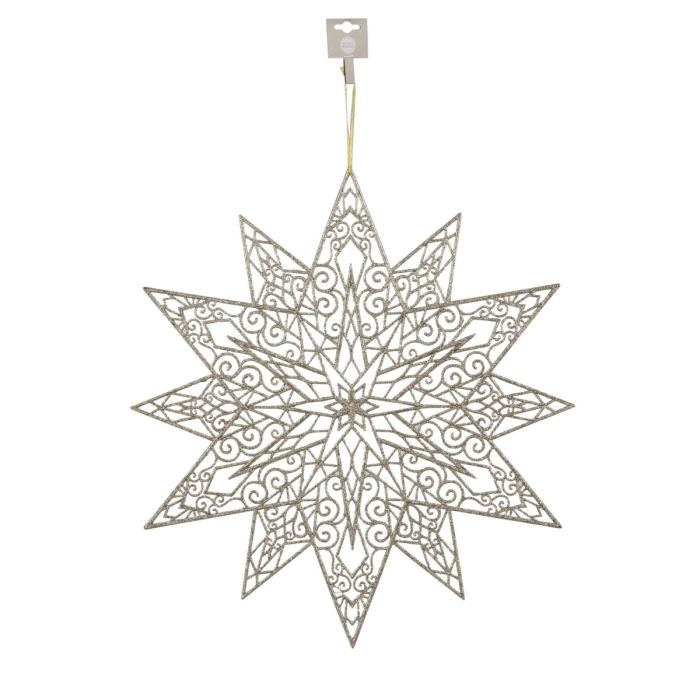 Snefnug champagnefarvet 49 cm i dia