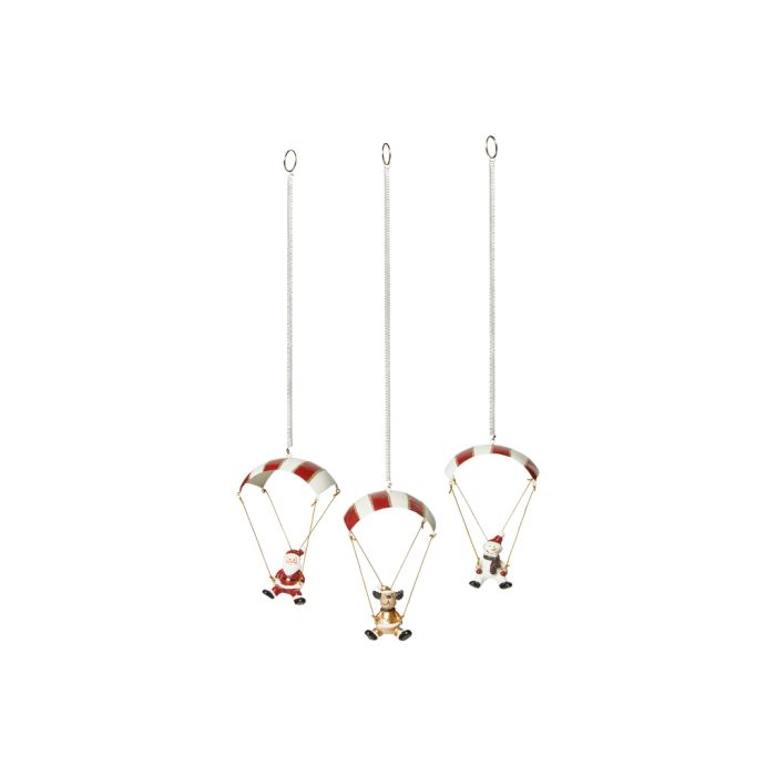 Faldskærm med julefigur