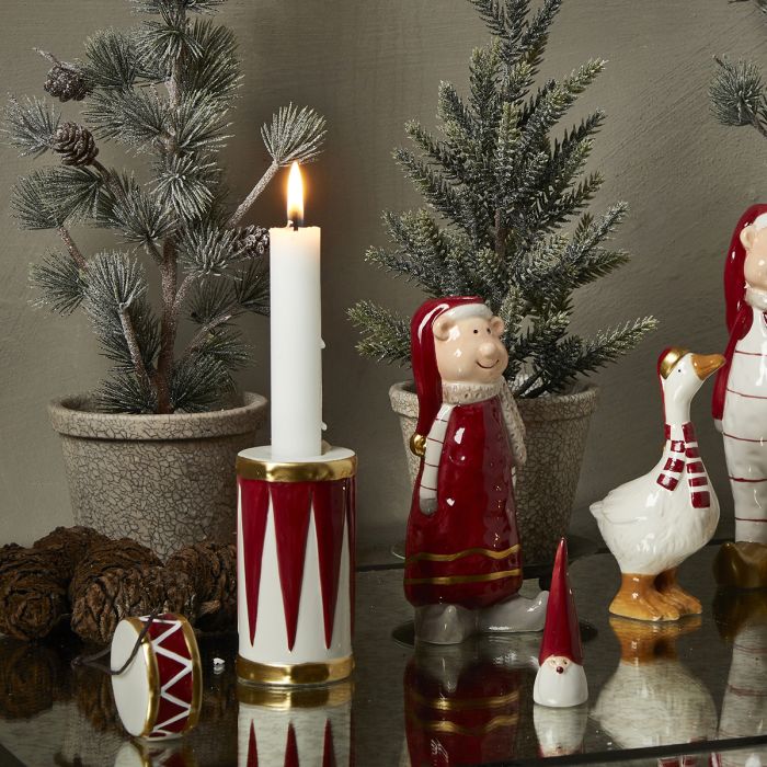 Tromme i keramik 5 cm i dia