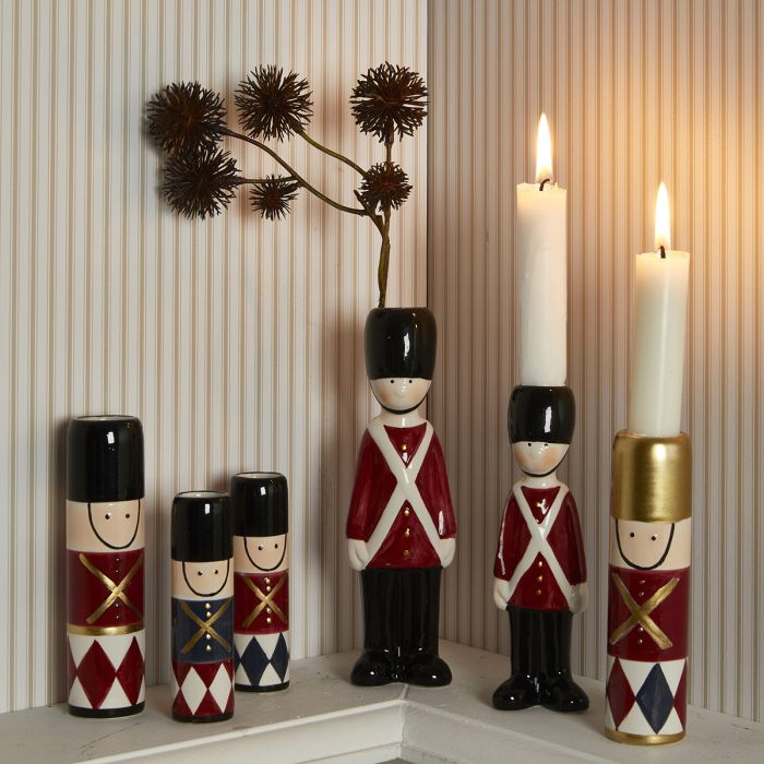 Vase-lysestage med garder 10 cm høj