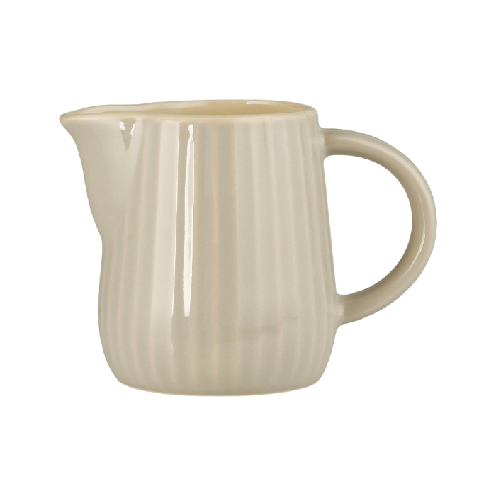 Mynte mælke- og flødekande i Latte stentøj fra Ib Laursen