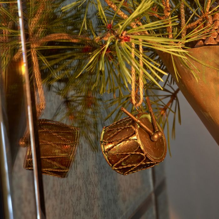 Tromme i metal kobber