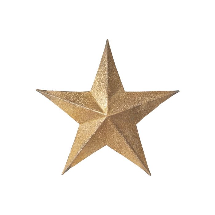 Topstjerne i guldfarvet med 5 stjernespidser fra Speedtsberg.