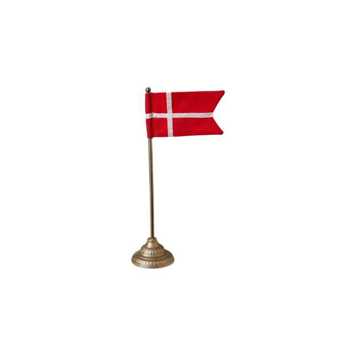 Dannebrogsflag med rillet fod
