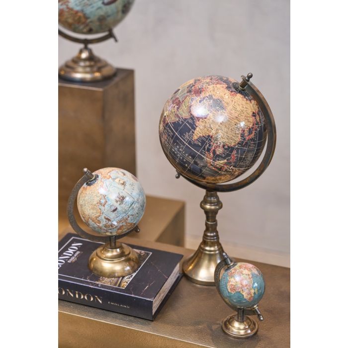 Globus med fod 15 cm høj