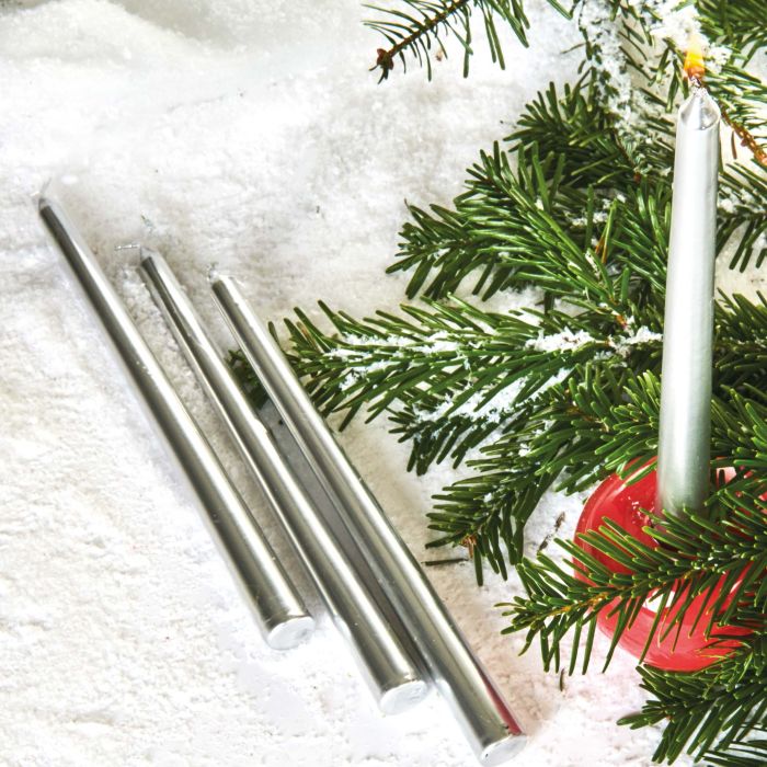 Stagelys Sølvfarvede