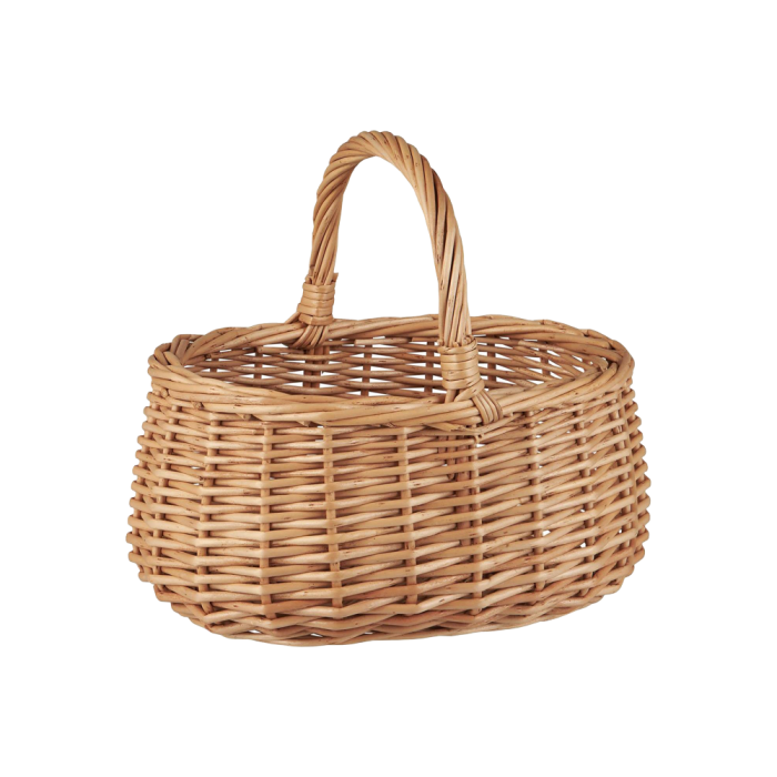 Ib Laursen opbevaringskurv med hank i pil