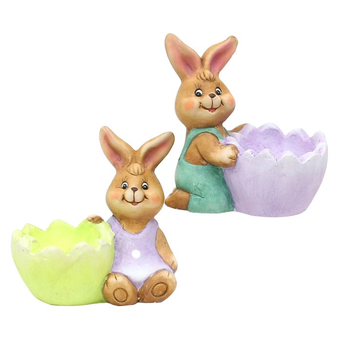 Påskehare med æggebæger