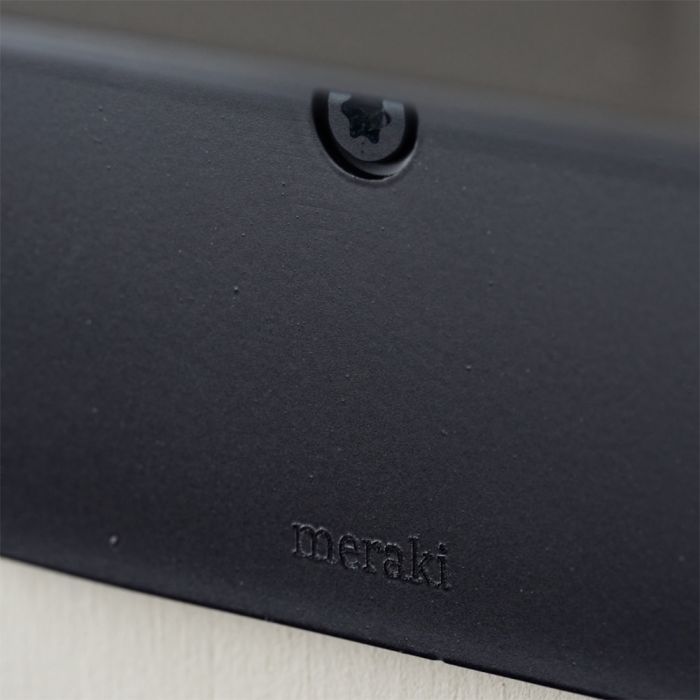 Meraki vægophæng børstet rustfrit stål med skrue