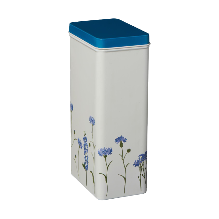 Ib Laursen opbevaringsdåse med blå kornblomster
