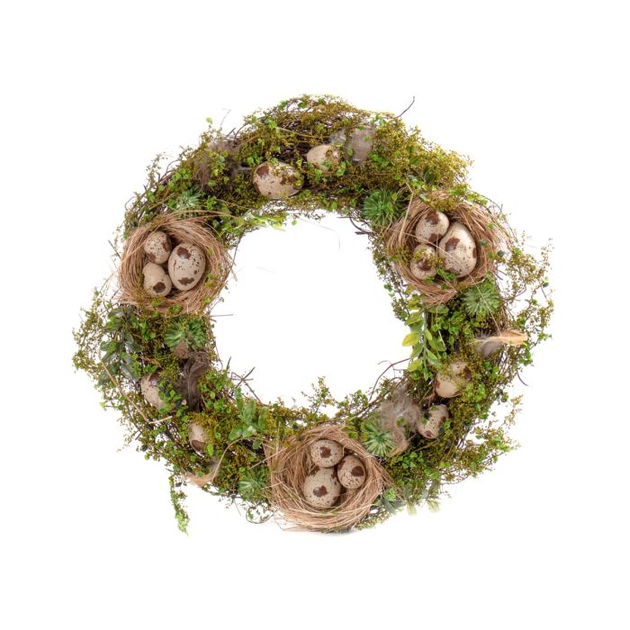 Påskekrans med æg dia 30 cm