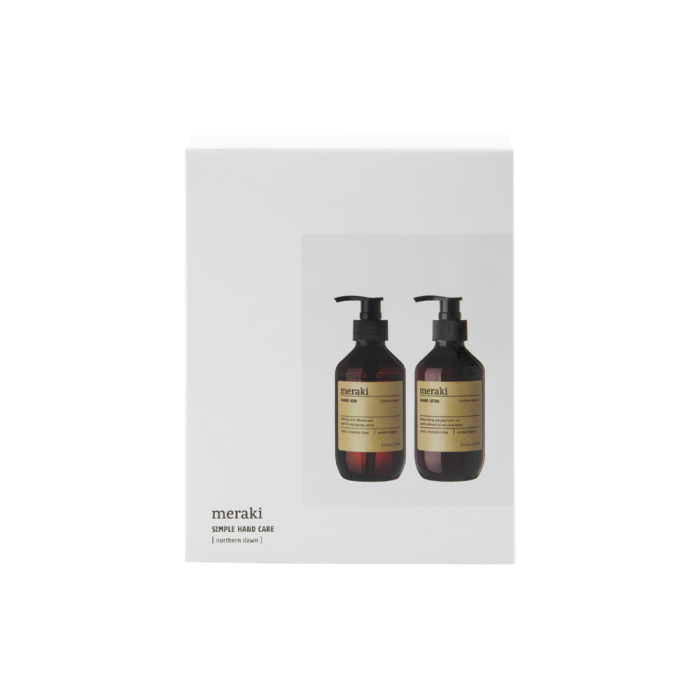 Meraki Gaveæske med håndsæbe og håndlotion Northern dawn