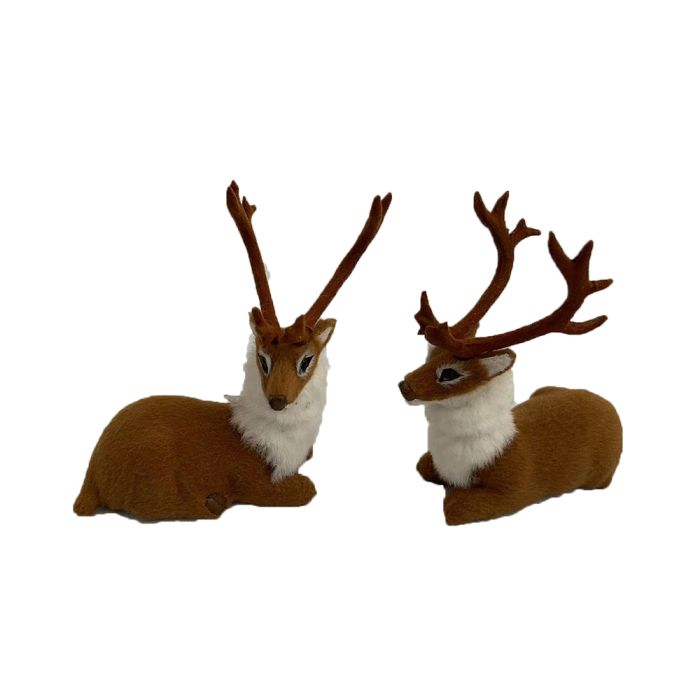 Liggende rådyr 11 cm højt