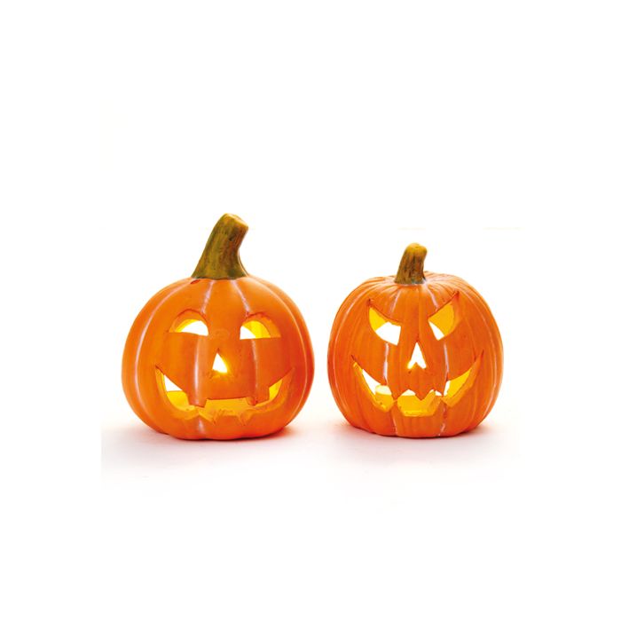 Græskar til fyrfadslys 11 cm