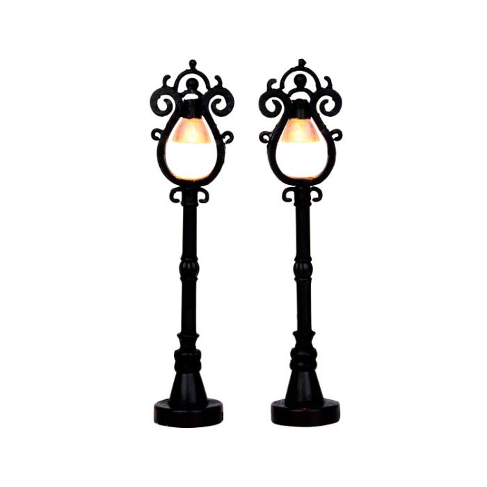 Parisian Street Lamp, Set Of 2