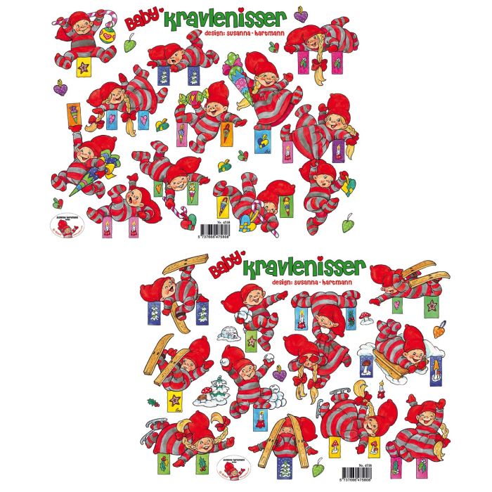 Babynisser som kravlenisser