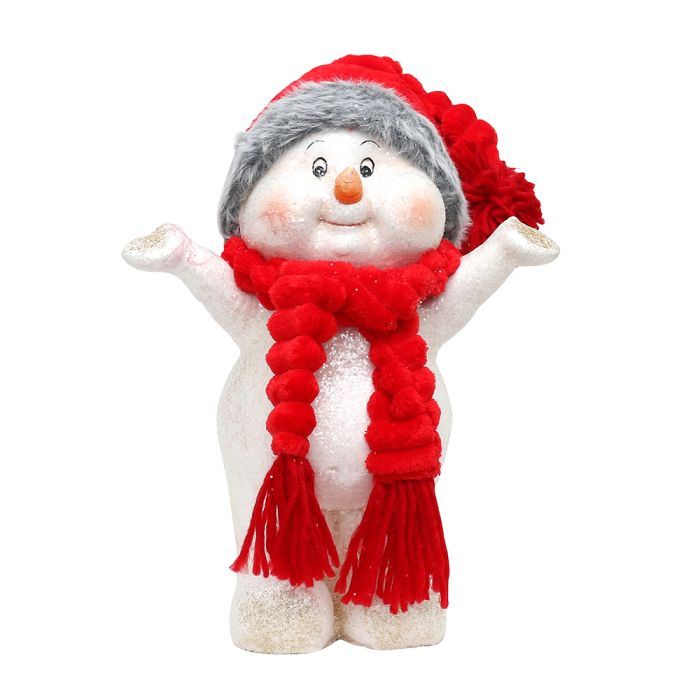 Stående snemand 35 cm høj