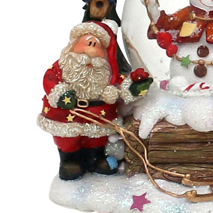 Snekugle Julemanden i sneen