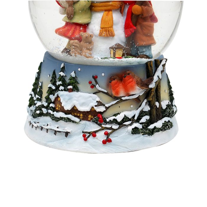 Snekugle Snemand med børn