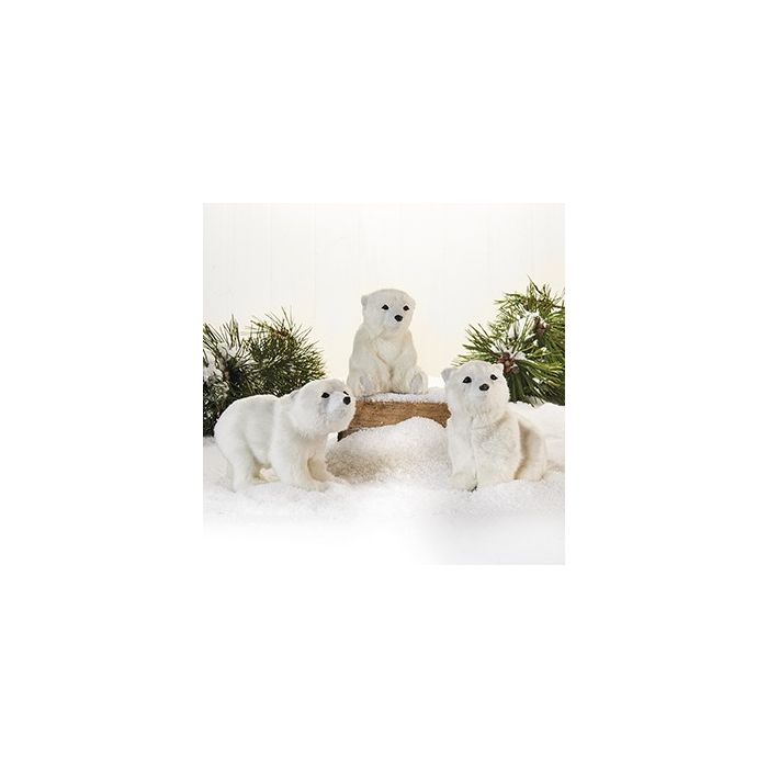Isbjørn 12 cm høj