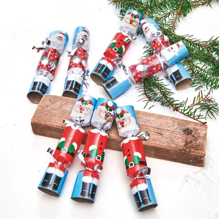 Knallerter med julemand og isbjørn