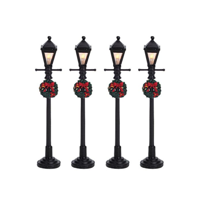 Gas Lantern Street Lamp Set Of 4