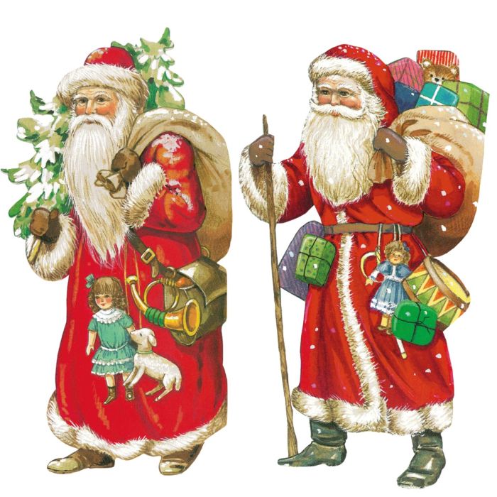 Vinduesklæb med julemand