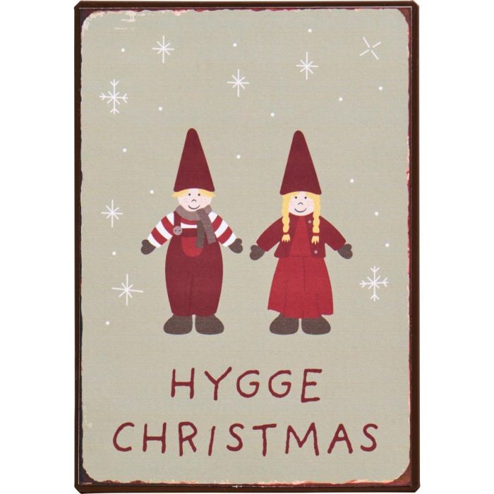 Metalskilt Hygge Christmas