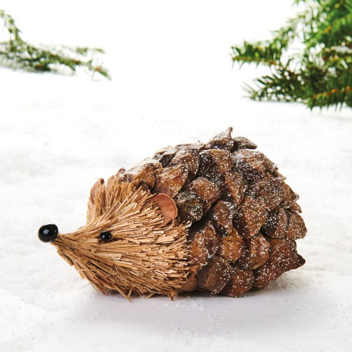 Koglepindsvin med glimmer stor