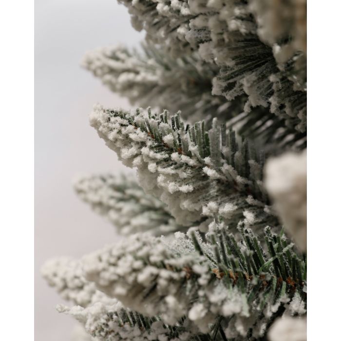 Jurva snehvidt juletræ 185 cm højt