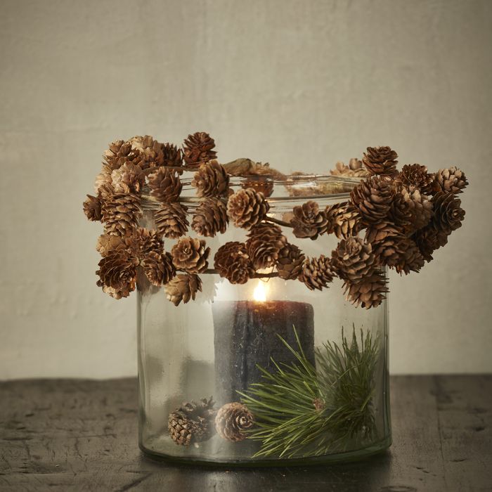 Kogleguirlande 122 cm lang