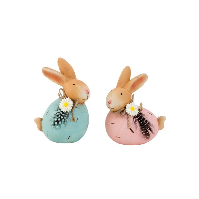 Påskehare med pynt