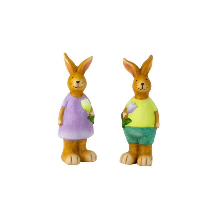 Påskehare med blomst