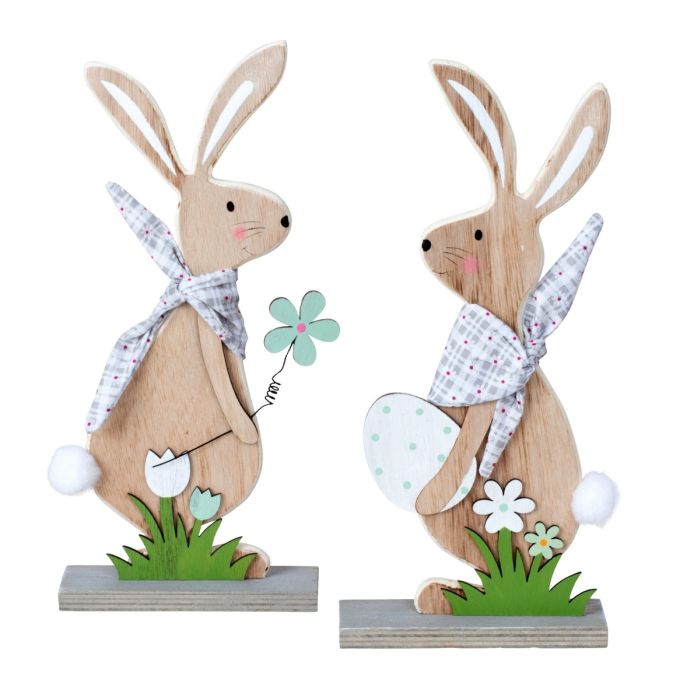 Påskehare med stoftørklæde