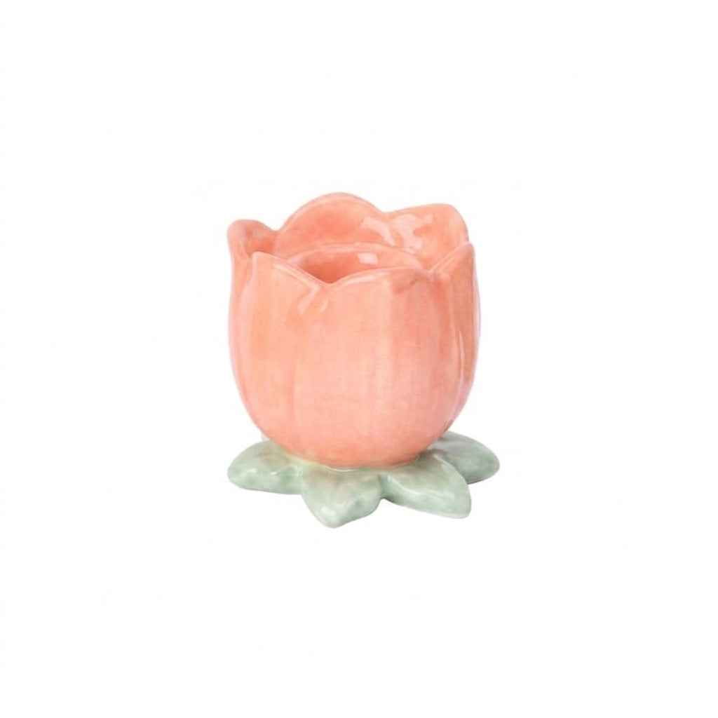 Tulipanblomst lysestage
