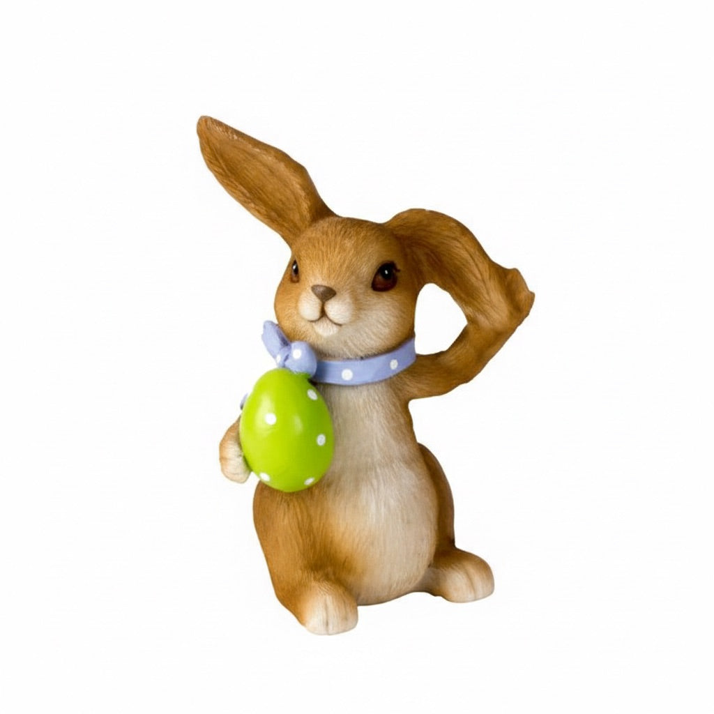 Påskehare i haven 8 cm høj