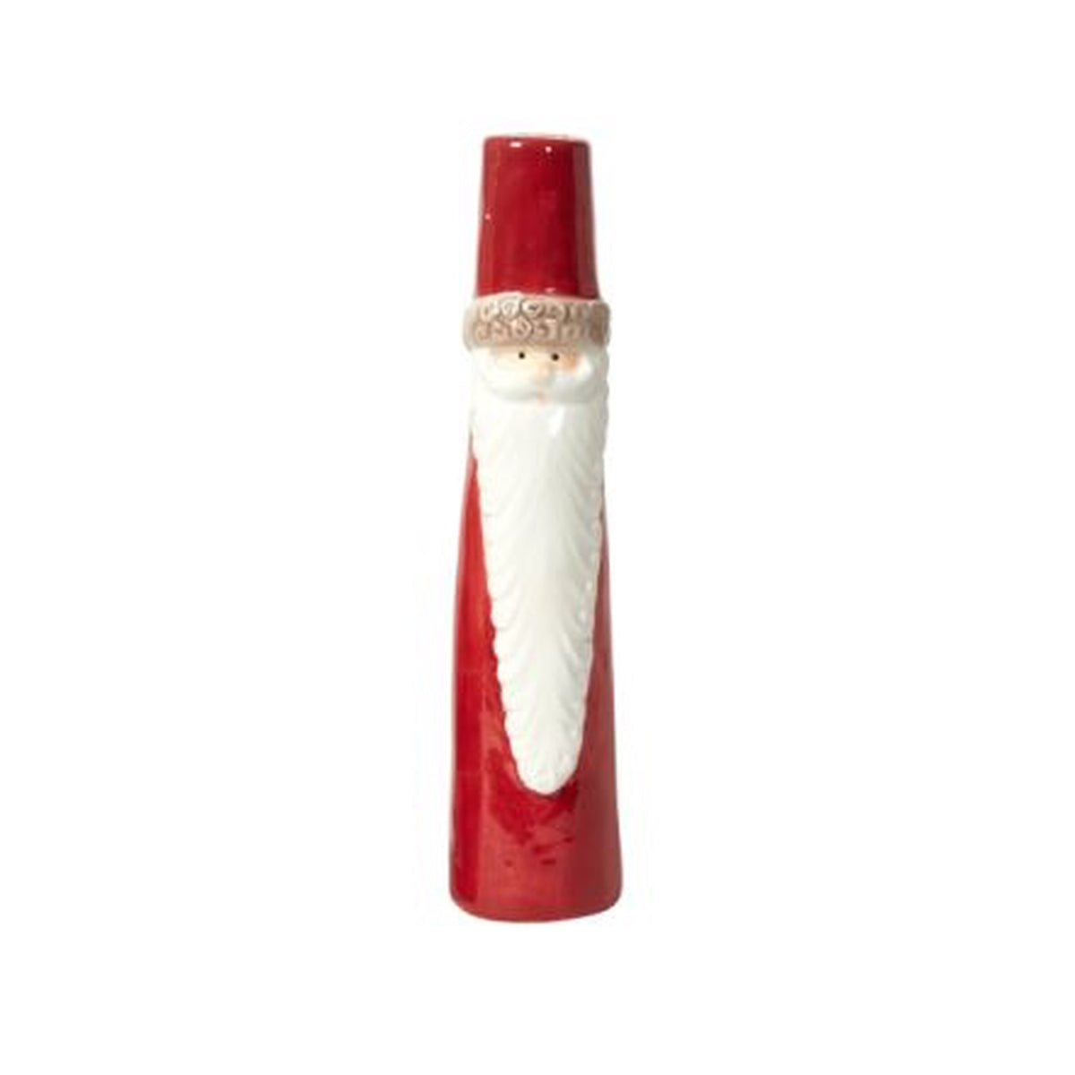 Vase med julemand 20 cm høj