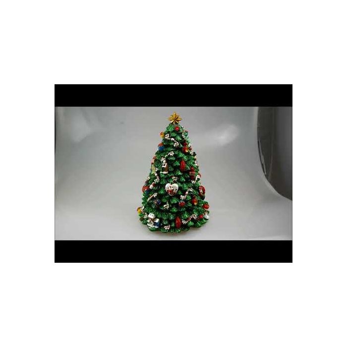 Christmas tree music box