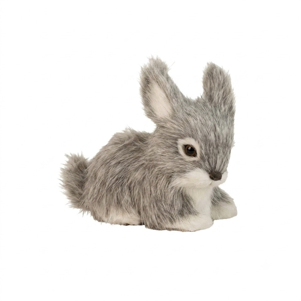 Hare med kunstpels 7 cm høj