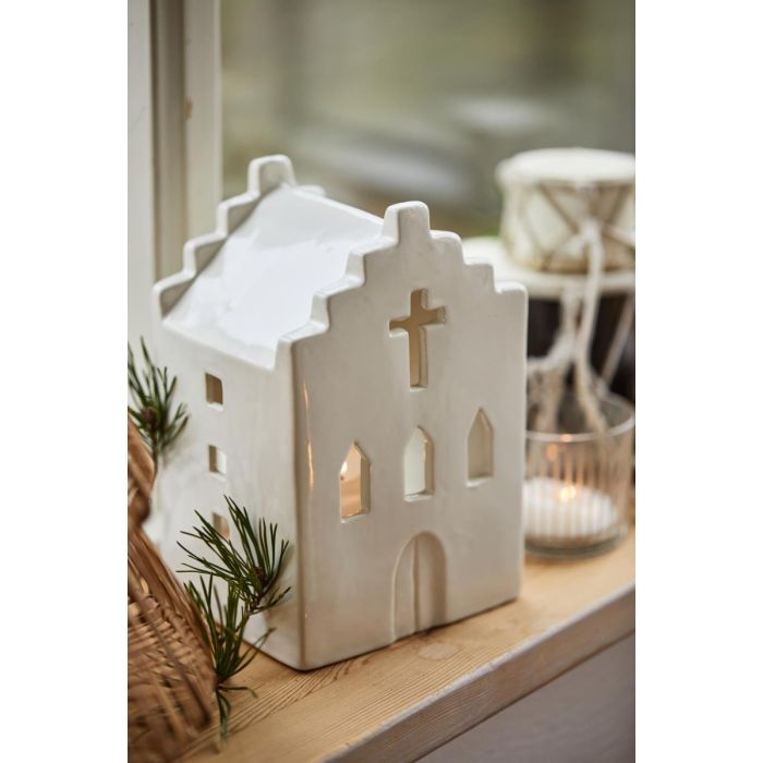 Kirke til fyrfadslys