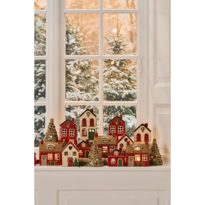 Stillenat Juletræ til fyrfadslys